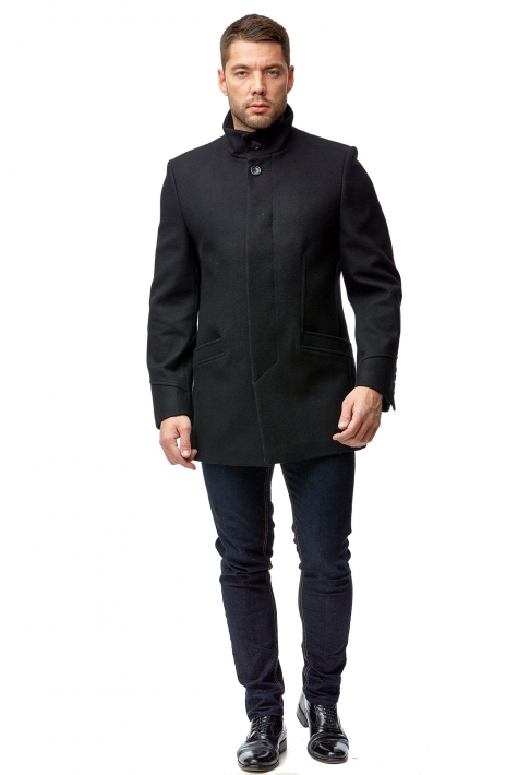 Мужское пальто из текстиля с воротником 8001800