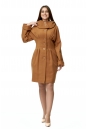 Женское пальто из текстиля с капюшоном 8008934