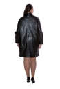 Женское кожаное пальто из натуральной кожи с воротником 8011556-3