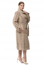 Женское пальто из текстиля с воротником 8012220-2
