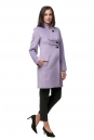 Женское пальто из текстиля с воротником 8012504
