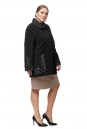 Женское пальто из текстиля с воротником 8012610