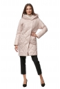 Женское пальто из текстиля с капюшоном 8013605-2
