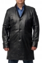 Мужская кожаная куртка из натуральной кожи с воротником 8014317