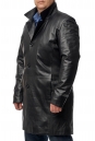 Мужская кожаная куртка из натуральной кожи с воротником 8014317-2