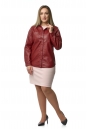 Женская кожаная куртка из эко-кожи с воротником 8021234-2