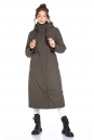 Женское пальто из текстиля с капюшоном 8022577-2