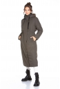 Женское пальто из текстиля с капюшоном 8022577-5