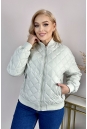 Куртка женская из текстиля с воротником 8024018